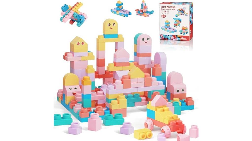 toddler friendly soft building blocks