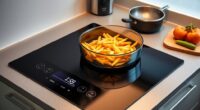 top air fry induction ranges