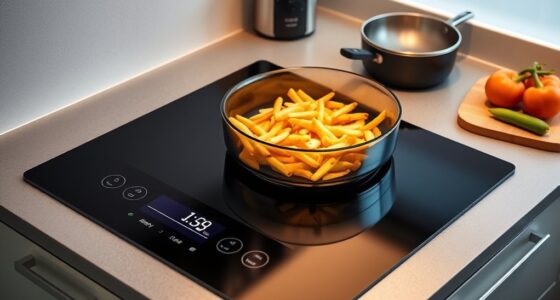top air fry induction ranges