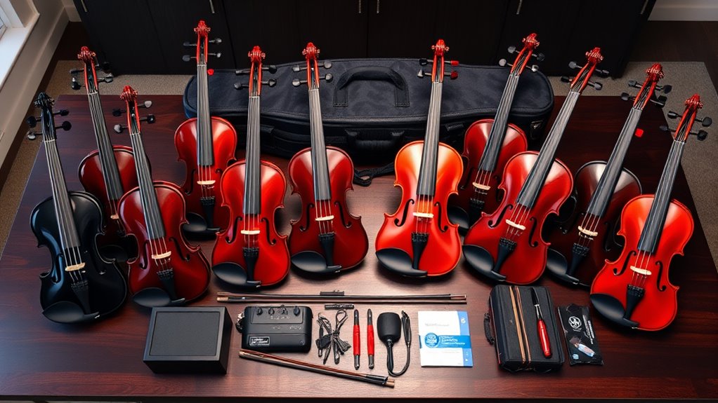 top electric violin kits
