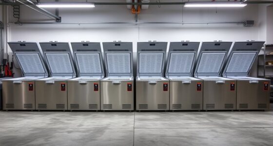 top garage chest freezers