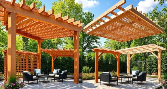 top hard gazebo and pergola kits