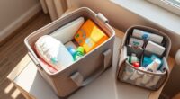 top portable diaper organizers