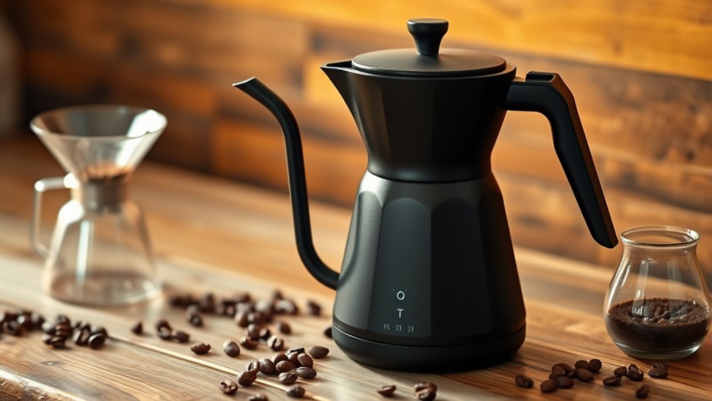 top variable temp pour over kettles