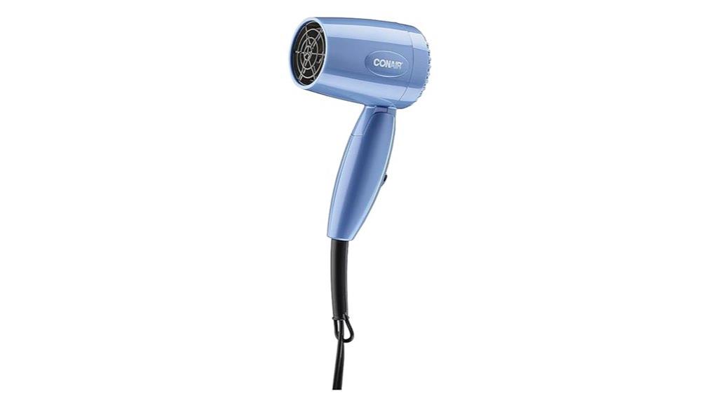 travel friendly dual voltage hair dryer