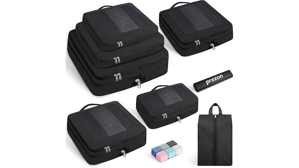 travel packing cube set