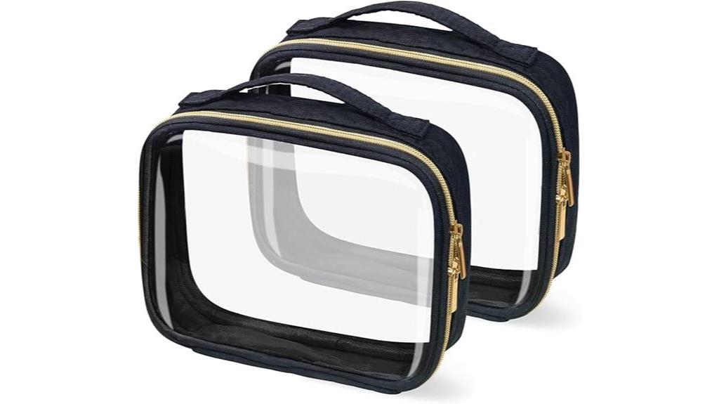 twin tsa approved clear bags