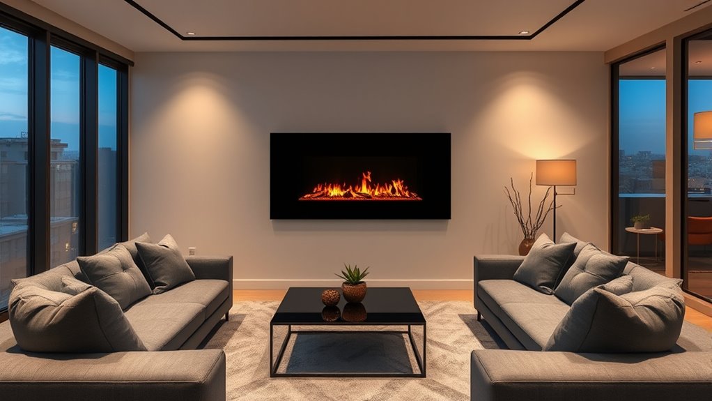 vented free apartment fireplaces