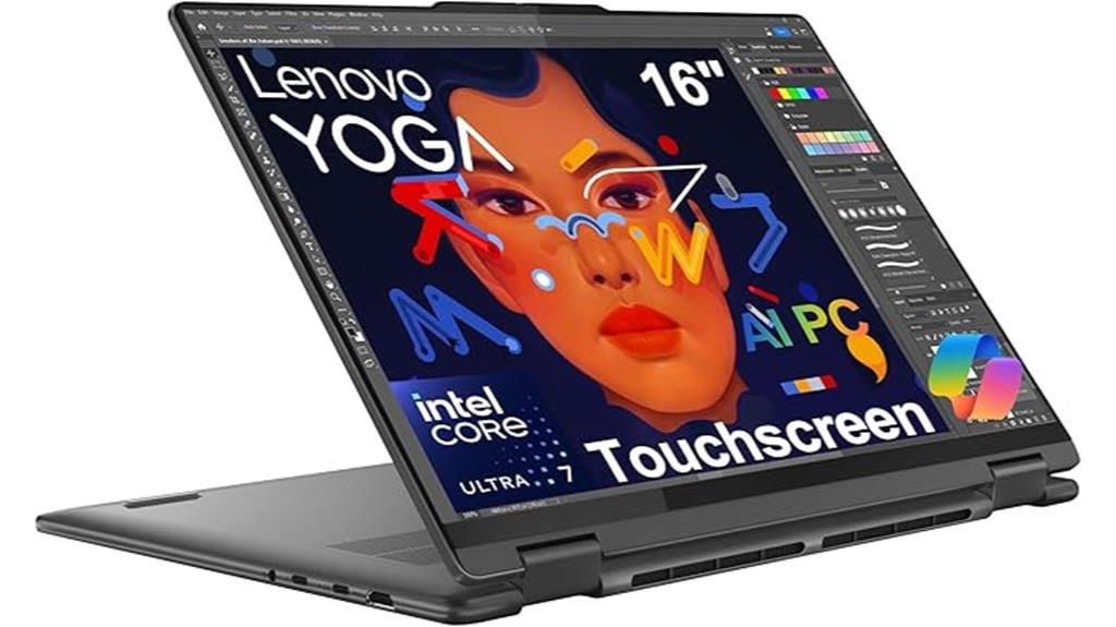 versatile business laptop with touchscreen
