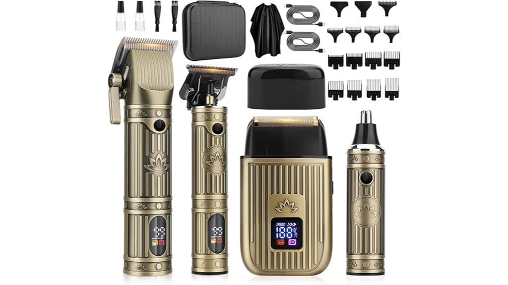 versatile cordless barber set