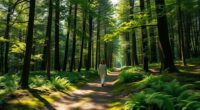 walking mindfully in nature