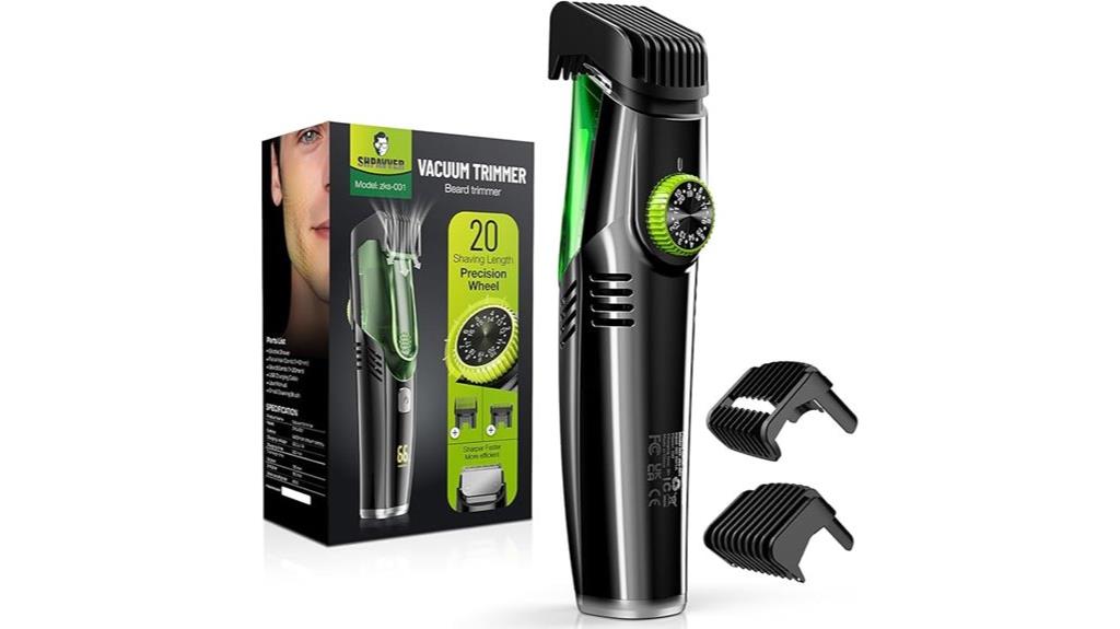 waterproof vacuum beard trimmer