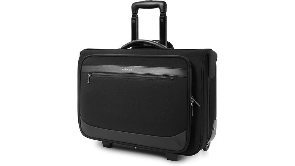 wheeled travel garment bag