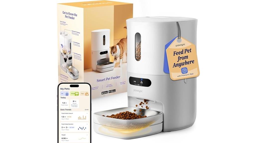 wifi enabled smart pet feeder