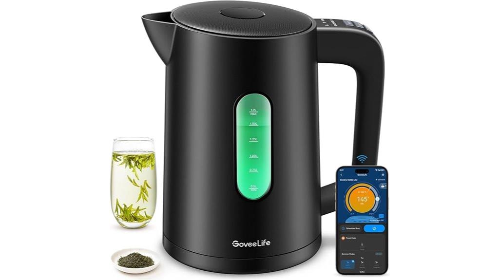wifi enabled smart temperature kettle