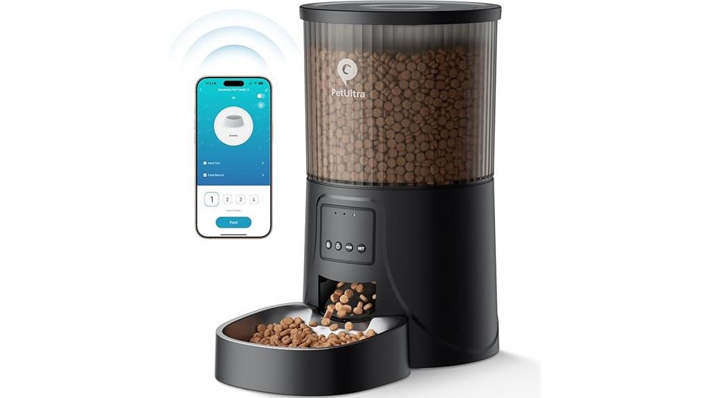 wifi enabled stainless steel feeder