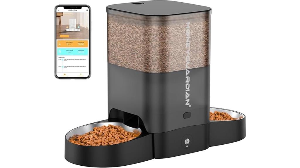 wifi enabled stainless steel feeder