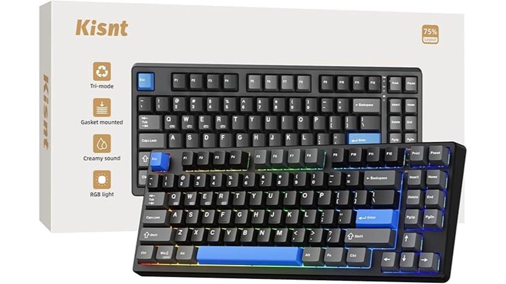 wireless compact rgb keyboard