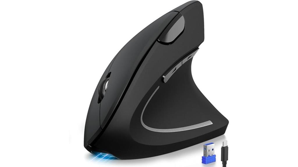 wireless ergonomic vertical mouse