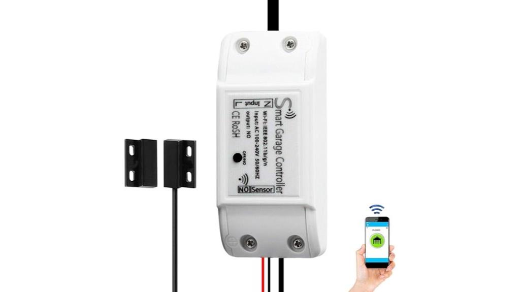 wireless garage door controller