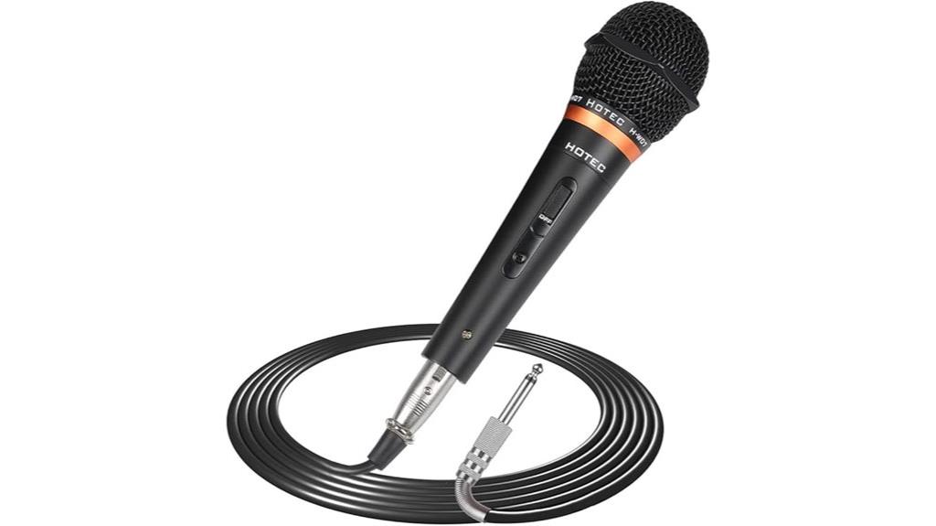 wireless handheld microphone with cable