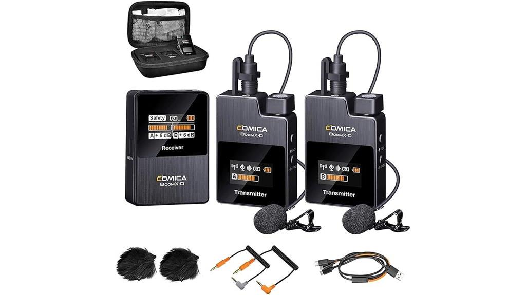 wireless lavalier microphone set