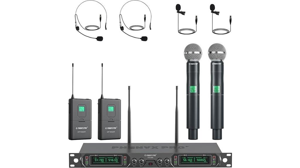 wireless microphone system ptu
