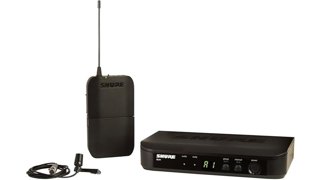 wireless microphone with cvl