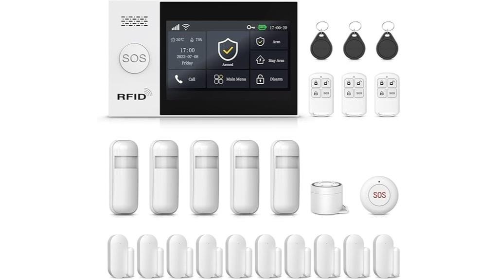 wireless security system features