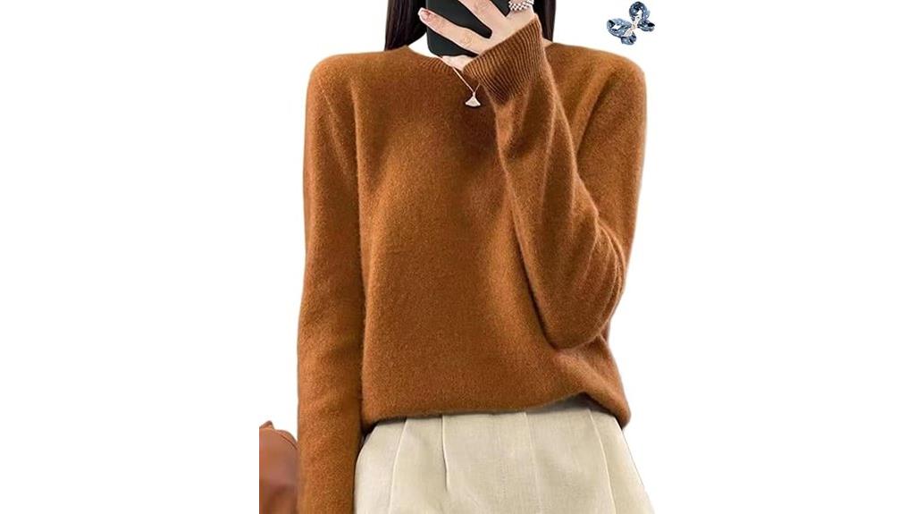 women s cashmere crew neck sweaters