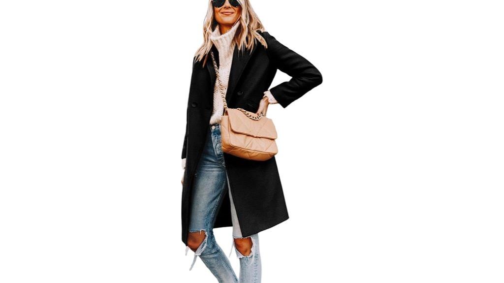 women s casual wool coat