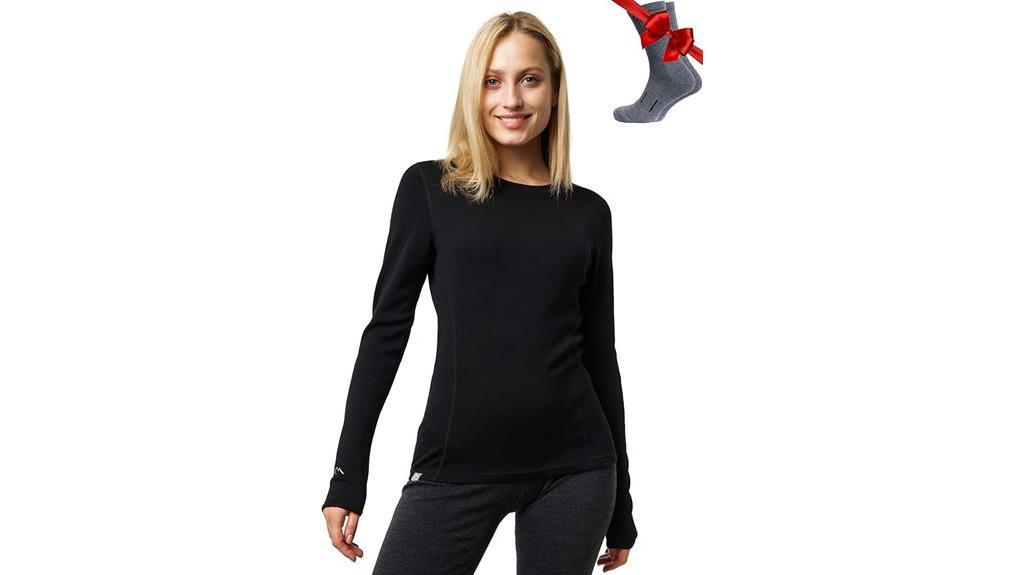 women s merino wool base layer