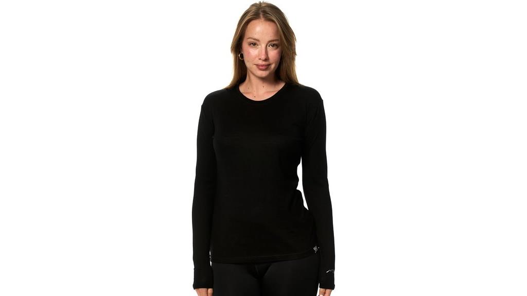 women s merino wool thermal shirt