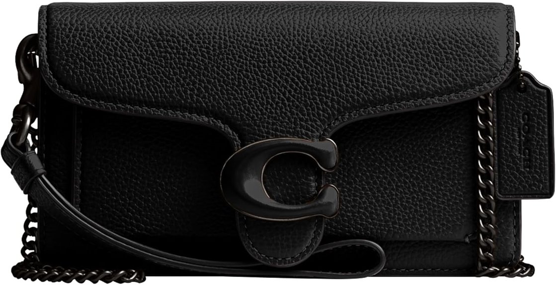 women s pebbled leather wristlet