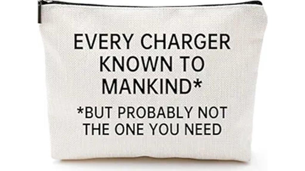 compact travel cable pouch