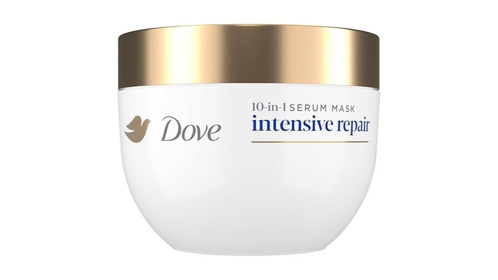 dove hair serum mask