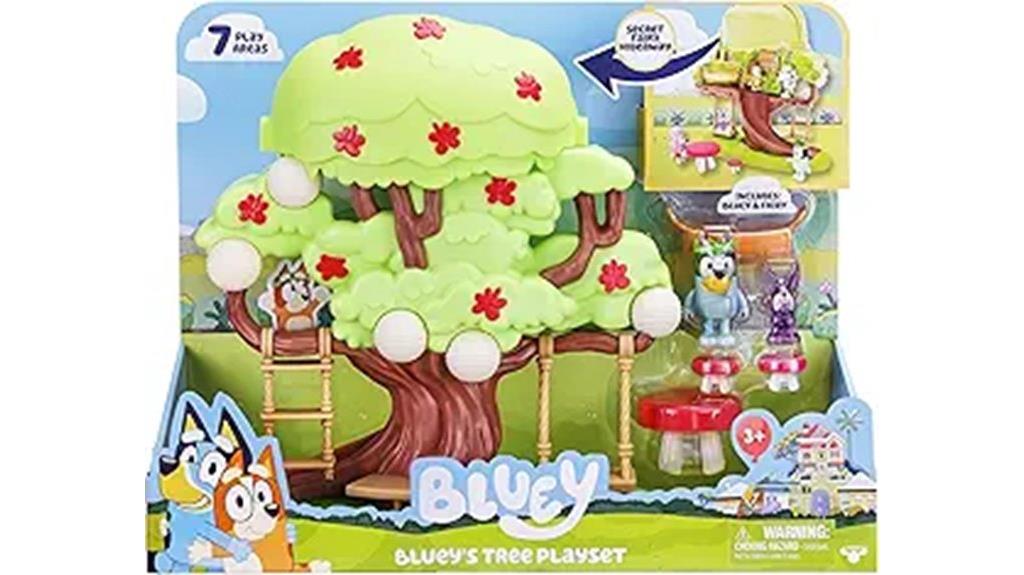 dual sided bluey playset