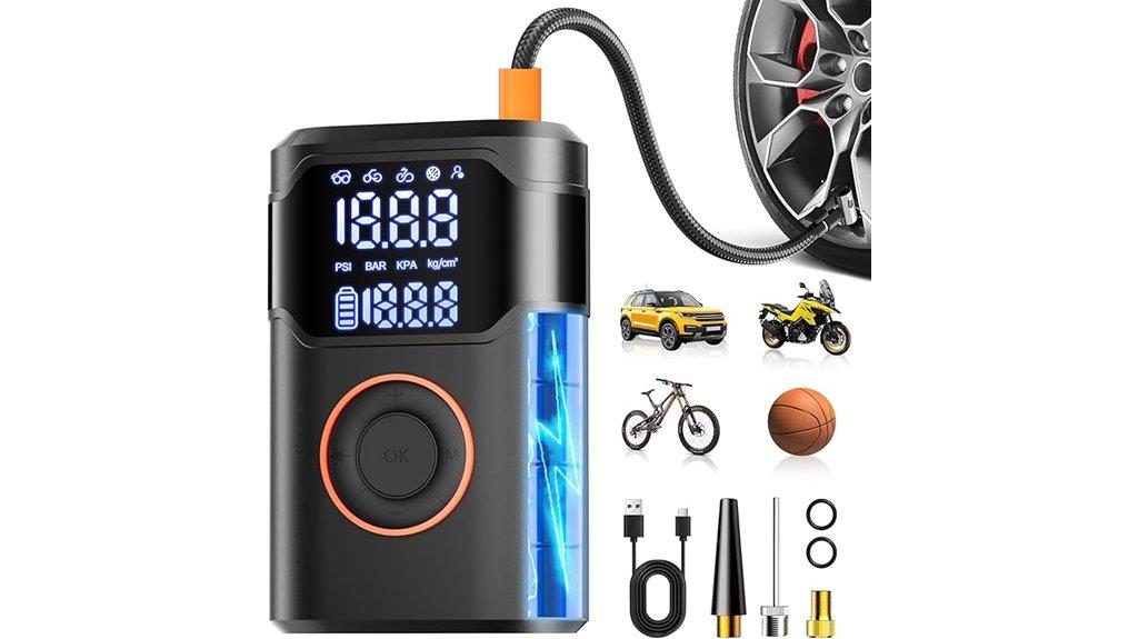 portable digital air compressor