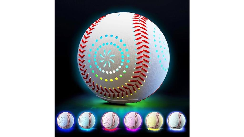 rechargeable baseball with lighting