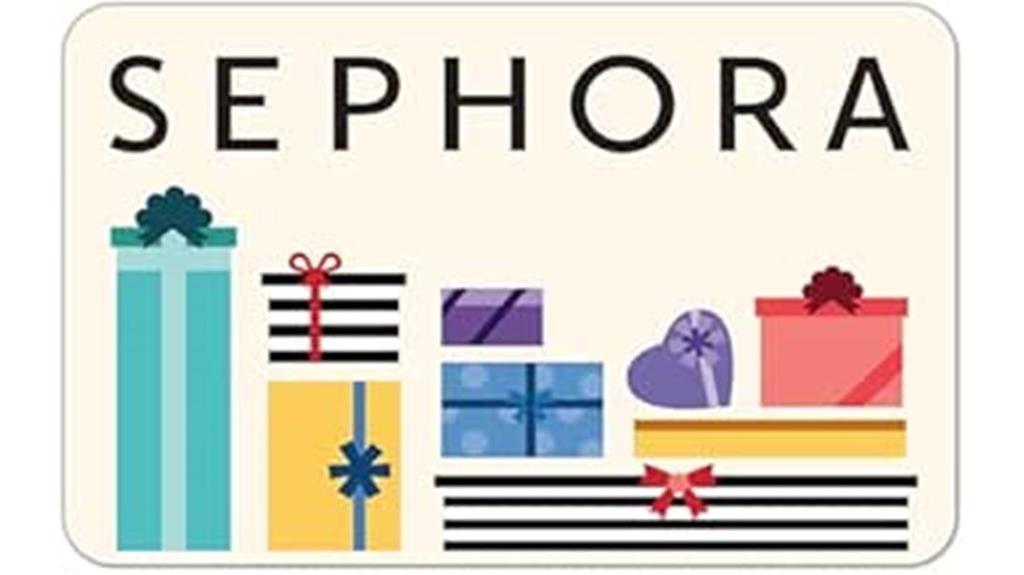 sephora gift card included