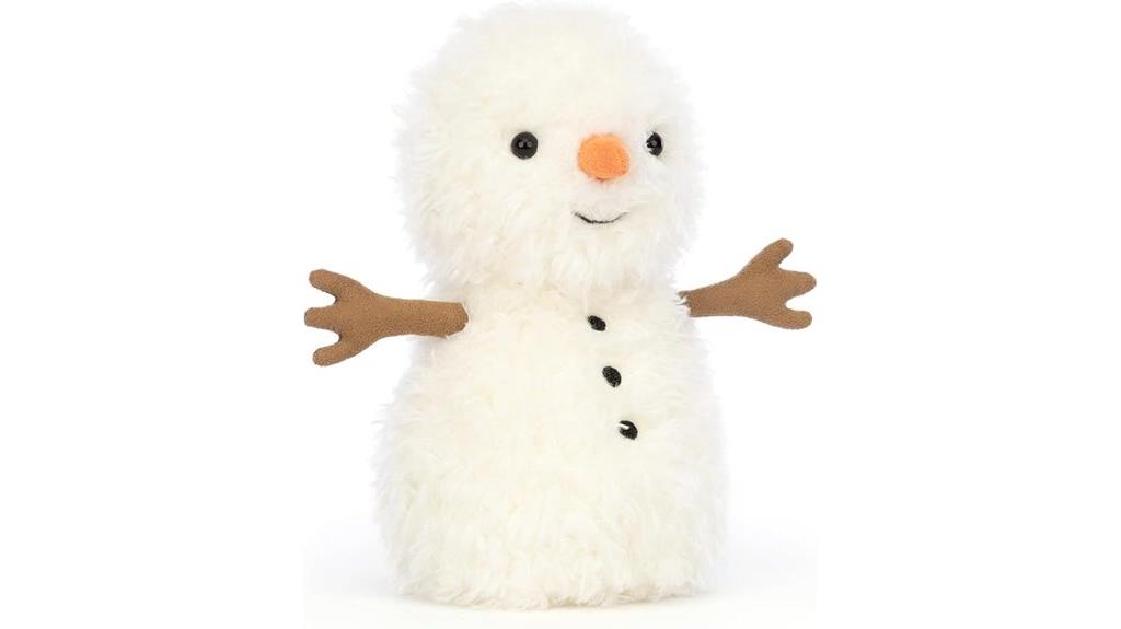small white snowman toy
