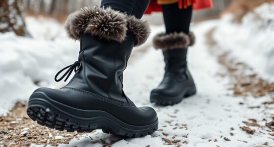 stylish waterproof snow boots