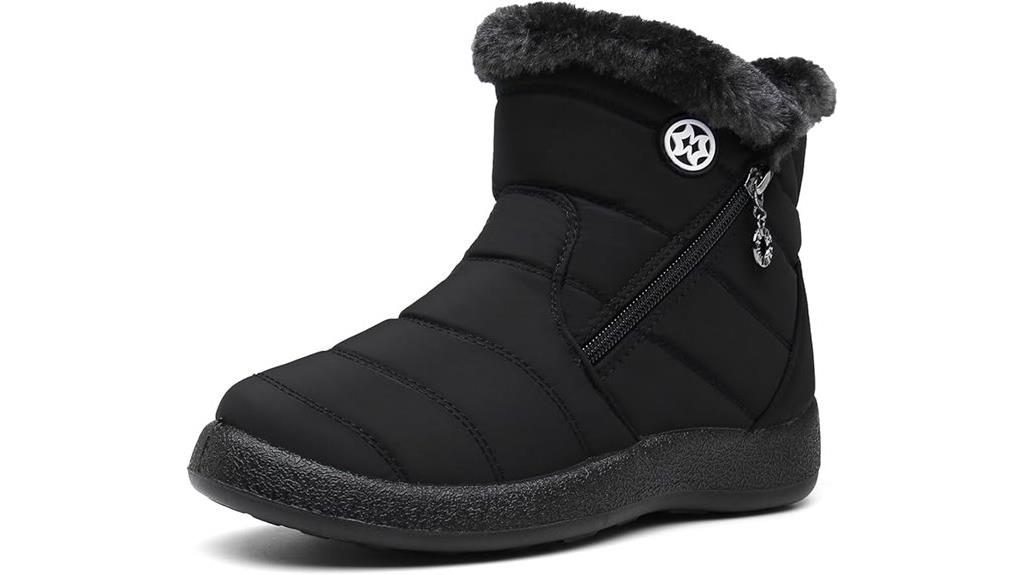 waterproof winter ankle boots