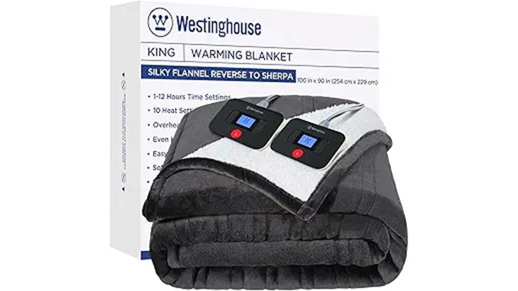 westinghouse king size blanket