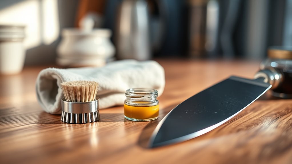 essential knife cleaning kit features