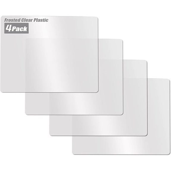 Fotouzy Flexible Plastic Kitchen Cutting Boards (4-Pack)