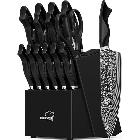 15-Piece German Stainless Steel Knife Set
