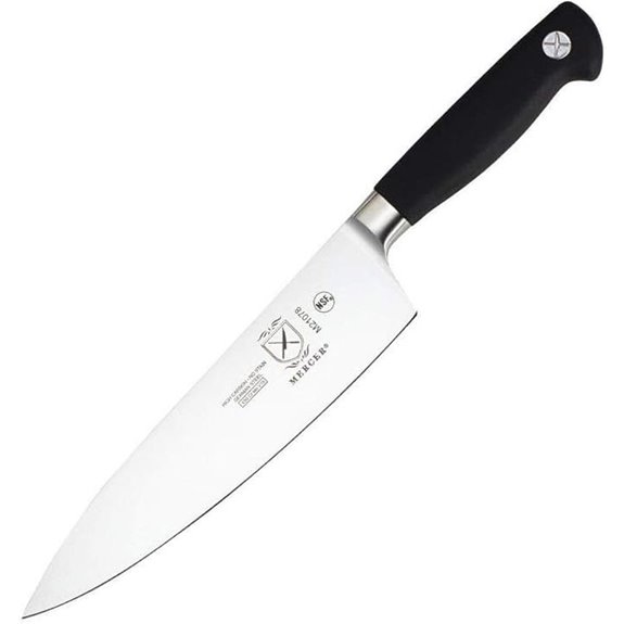 Mercer Culinary M21078 Genesis 8-Inch Short Bolster Chef's Knife,Black