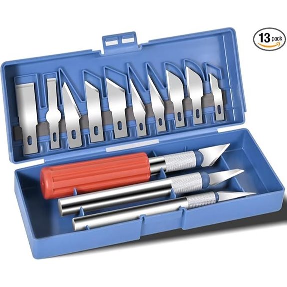 13-Piece Precision Craft and Hobby Knife Set