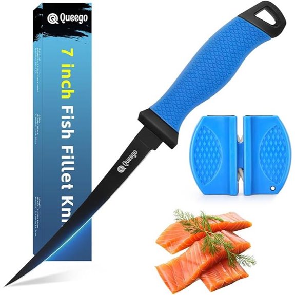 Fish Fillet Knife 7 Inch with Sharp Blade and Handle